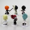 6Pcs lot 7cm Anime Figure Bleach Ichigo Kurosaki Orihime Inoue PVC Action Figure Model Toys 2 - Bleach Merchandise