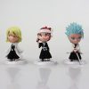 6Pcs lot 7cm Anime Figure Bleach Ichigo Kurosaki Orihime Inoue PVC Action Figure Model Toys 4 - Bleach Merchandise