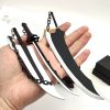 Anime Bleach Weapon Keychain Zangetsu Zanpakutou Sword Key Chain Hitsugaya Toushirou Katana Keychains Accessories llaveros - Bleach Merchandise