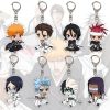 Original Anime Bleach Keychain for women and men acrylic keychain with a comical character bag accessories - Bleach Merchandise
