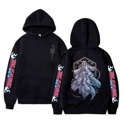 Japanese Anime Bleach Kuchiki Rukia Graphic Hoodie Men Women Manga Casual Loose Sweatshirt Tops Unisex Cosplay - Bleach Merchandise