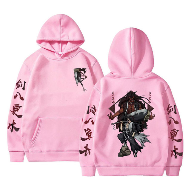 Japanese Anime Bleach Zaraki Kenpachi Graphic Hoodie Men s Fashion Vintage Sweatshirt Male Manga Hoodies Unisex 6.jpg 640x640 6 - Bleach Merchandise