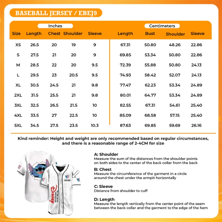 3D Baseball Jersey - Bleach Merchandise